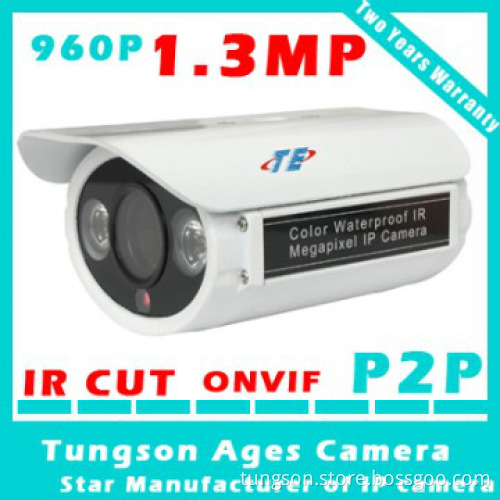 ONVIF2.0 1.3 Megapixel IP Camera WITH BNC Output\\\\USB Storage\\Audio